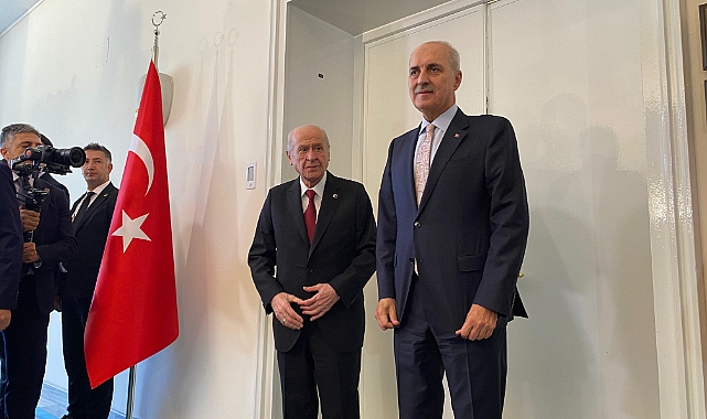 TBMM Başkanı Kurtulmuş, Bahçeli'yi ziyaret etti