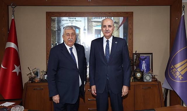 TBMM Başkanı Kurtulmuş'tan TESK'e ziyaret