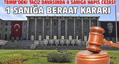 TBMM’deki taciz davasında 4 sanığa hapis cezası, 1 sanığa beraat kararı