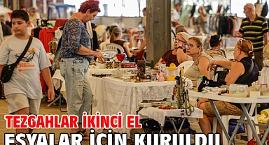 Tezgâhlar ikinci el eşyalar için kuruldu