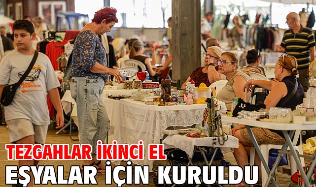 Tezgâhlar ikinci el eşyalar için kuruldu