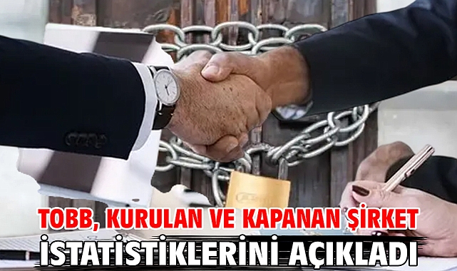 TOBB, kurulan ve kapanan şirket istatistiklerini açıkladı