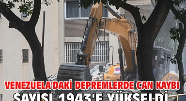 Venezuela'daki depremlerde hayatını kaybedenlerin sayısı 1943'e yükseldi