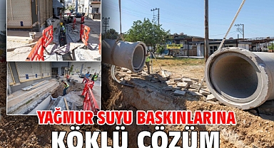 Yağmur suyu baskınlarına köklü çözüm