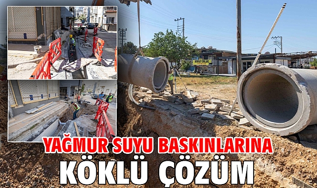 Yağmur suyu baskınlarına köklü çözüm