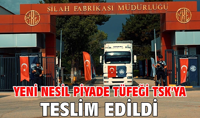 Yeni nesil piyade tüfeği TSK'ya teslim edildi