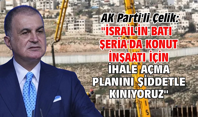 AK Parti'li Çelik: