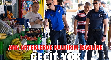 Ana arterlerde kaldırım işgaline geçit yok