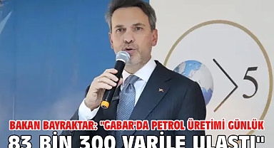 Bakan Bayraktar: