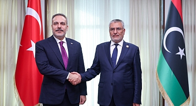 Bakan Fidan, Libya Yüksek Devlet Konseyi Başkanı Takala ile bir araya geldi