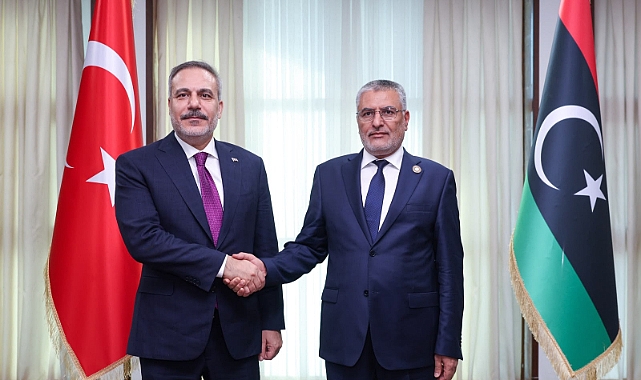 Bakan Fidan, Libya Yüksek Devlet Konseyi Başkanı Takala ile bir araya geldi
