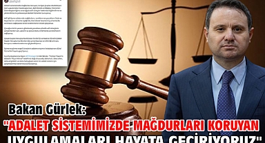 Bakan Gürlek: