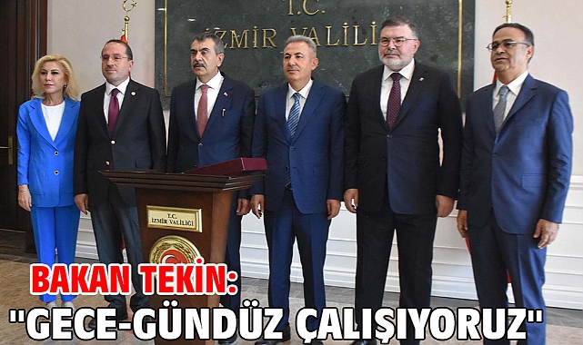 Bakan Tekin: