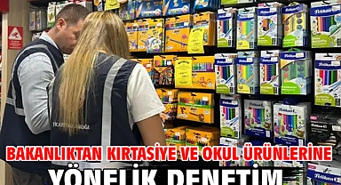 Bakanlıktan kırtasiye ve okul ürünlerine yönelik denetim