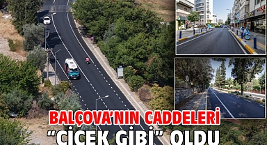 Balçova’nın caddeleri “çiçek gibi” oldu