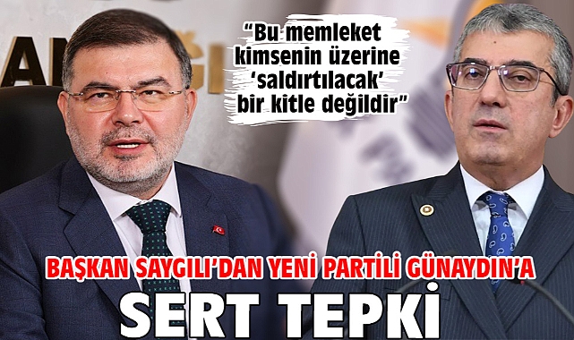 Başkan Saygılı’dan Yeni Partili Günaydın’a sert tepki!