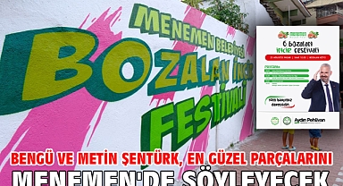 Bengü ve Metin Şentürk, en güzel parçalarını Menemen'de söyleyecek