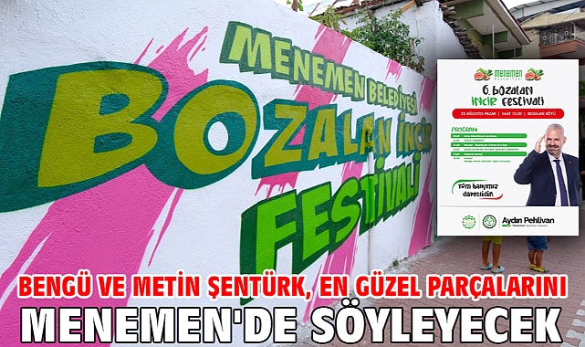 Bengü ve Metin Şentürk, en güzel parçalarını Menemen'de söyleyecek