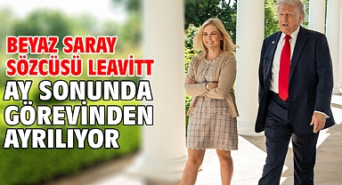 Beyaz Saray Sözcüsü Leavitt ay sonunda görevinden ayrılıyor