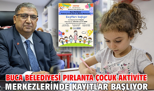 Buca Belediyesi Pırlanta Çocuk Aktivite Merkezlerinde kayıtlar başlıyor