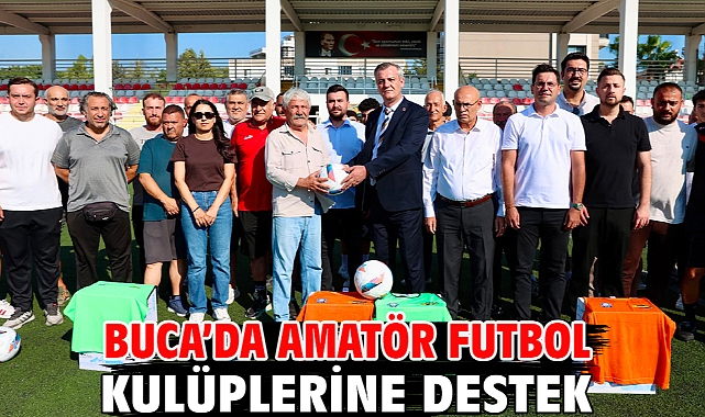 Buca’da amatör futbol kulüplerine destek