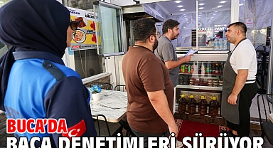 Buca’da baca denetimleri sürüyor
