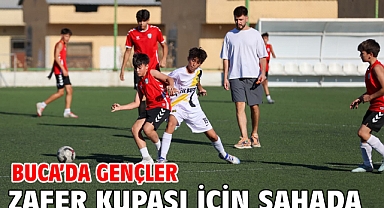 Buca’da gençler Zafer Kupası için sahada