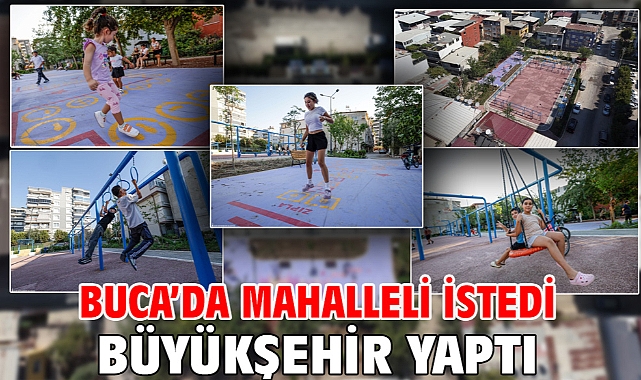 Buca’da mahalleli istedi Büyükşehir yaptı