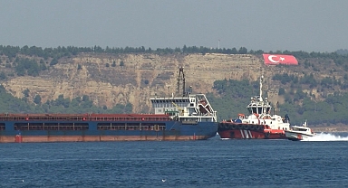 Çanakkale Boğazı’nda gemi arızası