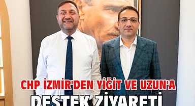 CHP İzmir'den Yiğit ve Uzun'a Destek Ziyareti