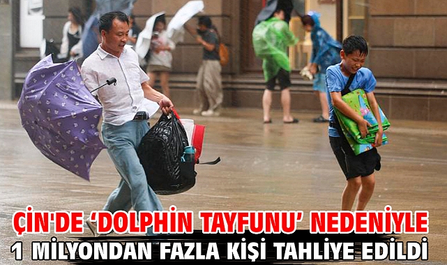 Çin'de ‘Dolphin Tayfunu’ nedeniyle 1 milyondan fazla kişi tahliye edildi