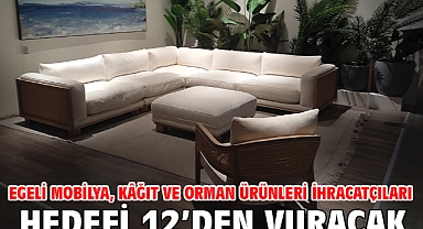 Egeli mobilya, kâğıt ve orman ürünleri ihracatçıları hedefi 12’den vuracak