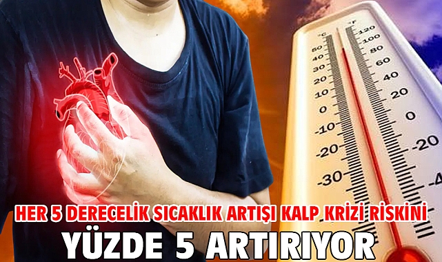 Her 5 Derecelik Sıcaklık Artışı Kalp Krizi Riskini Yüzde 5 Artırıyor!