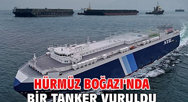 Hürmüz Boğazı'nda bir tanker vuruldu