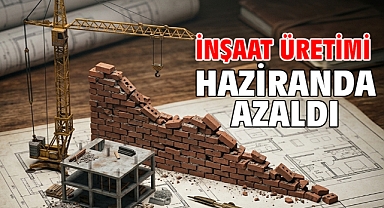  İnşaat üretimi haziranda azaldı
