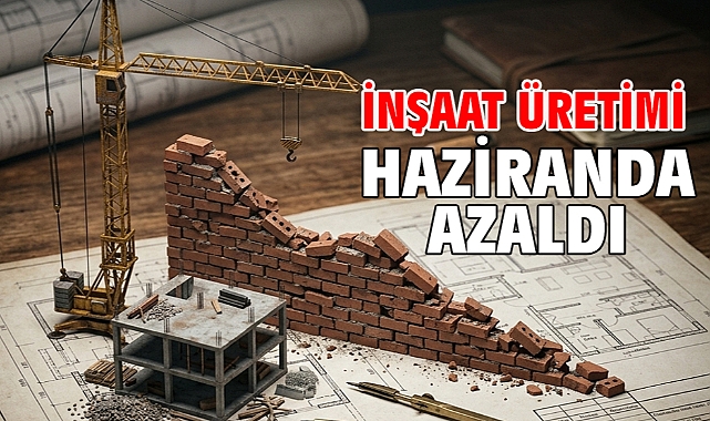 İnşaat üretimi haziranda azaldı