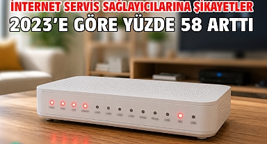 İnternet servis sağlayıcılarına şikayetler 2023’e göre yüzde 58 arttı