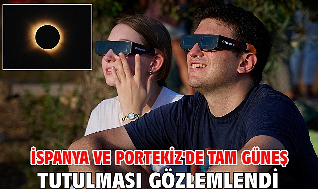 İspanya ve Portekiz'de tam güneş tutulması gözlemlendi