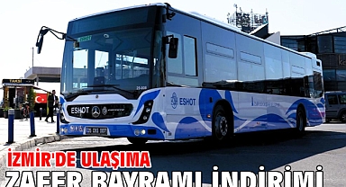 İzmir'de ulaşıma Zafer Bayramı indirimi
