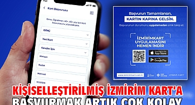 Kişiselleştirilmiş İzmirim Kart’a başvurmak artık çok kolay