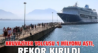 Kruvaziyer yolcusu 1 milyonu aştı, rekor kırıldı