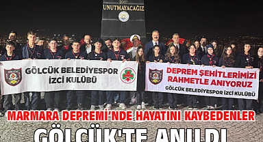 Marmara Depremi’nde hayatını kaybedenler Gölcük'te anıldı