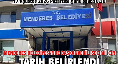 Menderes Belediyesi'nde başkanvekili seçimi için tarih belirlendi