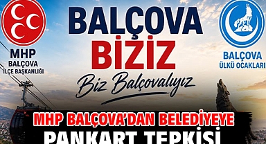 MHP Balçova’dan belediyeye pankart tepkisi