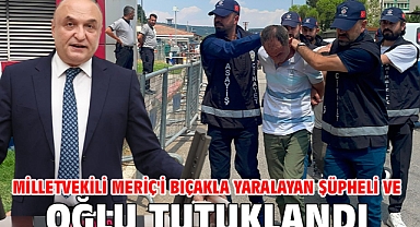 Milletvekili Meriç'i bıçakla yaralayan şüpheli ve oğlu tutuklandı