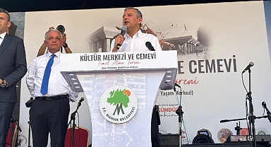 Özgür Özel, Kültür Merkezi ve Cemevi’nin temel atma törenine katıldı