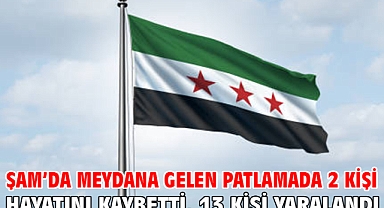 Şam’da meydana gelen patlamada 2 kişi hayatını kaybetti, 13 kişi yaralandı