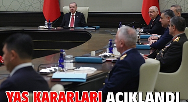 YAŞ kararları açıklandı