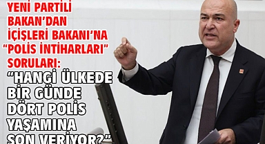 YENİ Partili Bakan’dan İçişleri Bakanı’na “Polis intiharları” soruları