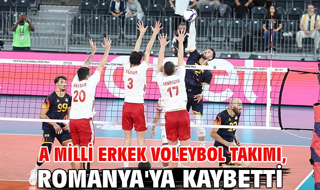 A Milli Erkek Voleybol Takımı, Romanya'ya kaybetti